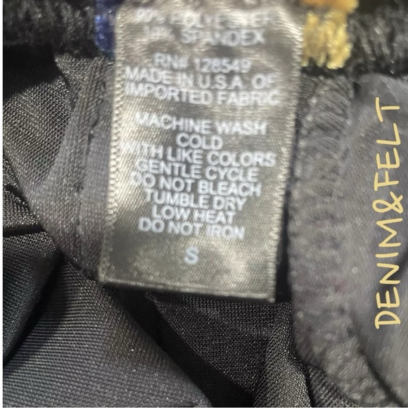 Aviator Nation Women’s  Black Classic Velvet 5 Striped Jogger/Sweatpants | EUC🌈 - Picture 7 of 12